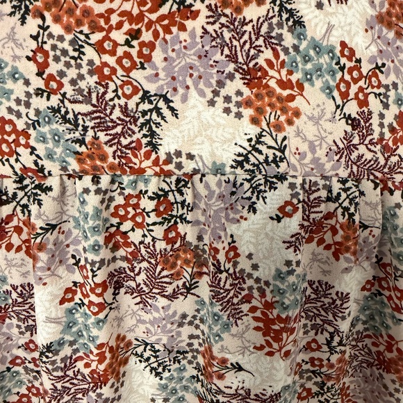 Loft Outlet Floral Keyhole Top Blouse - Picture 4 of 6